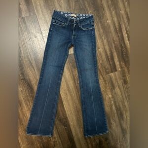 Paige Premium Dark Washed Denim Women's Boot Cut 27x33 jeans